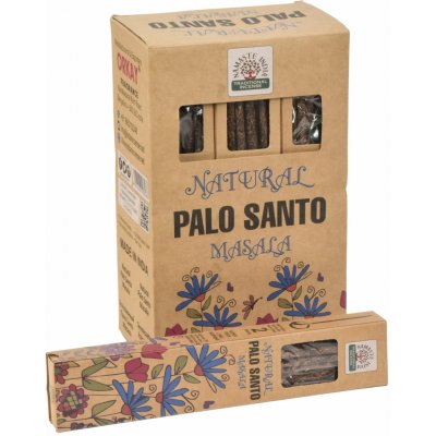 Sanu Babu Vonné tyčinky Palo Santo Natural Masala 23 cm 30 g Orkay – Hledejceny.cz