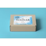 Šperky eshop zlatý ocelový set puzetové náušnice a přívěsek Vodnář S47.10 – Zboží Mobilmania