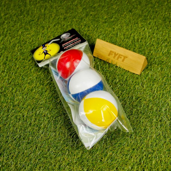Ostatní společenská hry Sada 3 žonglovacích soft míčků Mr.Babache Barva: Bílá