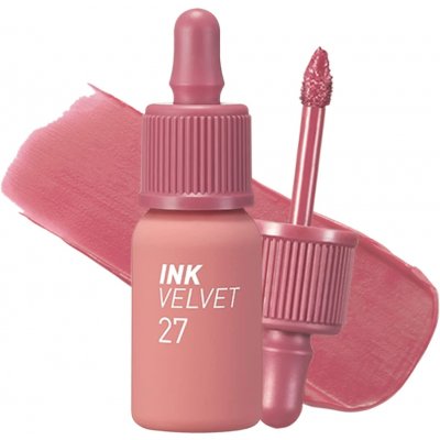 Peripera Ink The Velvet Tint na rty 27 Strawberry Nude 4 g – Zboží Dáma