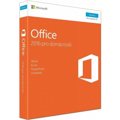 Microsoft Office 2016 pro studenty a domácnosti CZ, elektronická licence, 79G-04723, druhotná licence