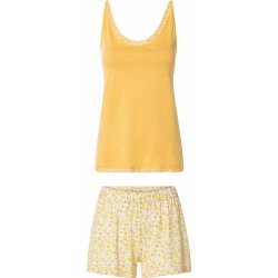 Esmara dámské pyžamo krátké žluté