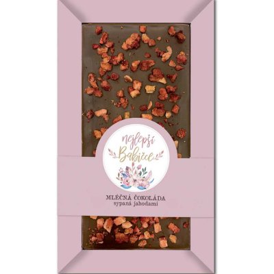 Bohemia Gifts Ručně vyráběná sypaná čokoláda 80 g – nejlepší babičce