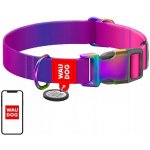 Waudog Nylonový obojek s QR kódem pro psa Gradient – Zboží Mobilmania