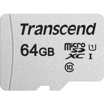 Transcend microSDXC UHS-I U1 64 GB TS64GUSD300S-A