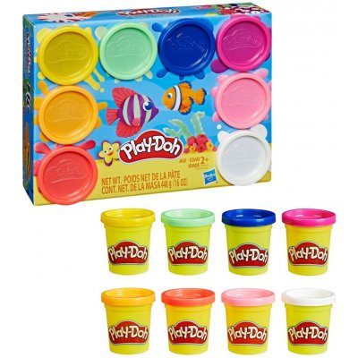 HASBRO Play-Doh sada 8 kelímků duhové barvy – Hledejceny.cz