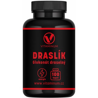 Vitaminum DRASLÍK Glukonát draselný 100 kapslí – Hledejceny.cz