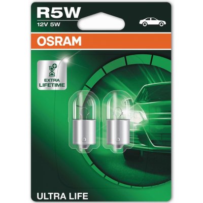 Osram Ultra Life 5007ULT-02B R5W BA15s 12V 5W 2 ks