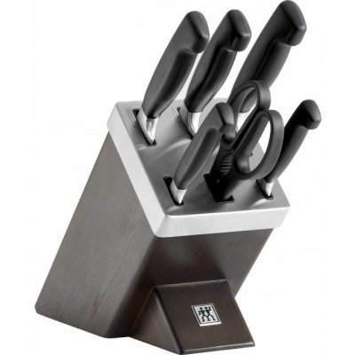 Zwilling Four Star samoostřící blok s noži 7 ks, hnědý, 35145-000