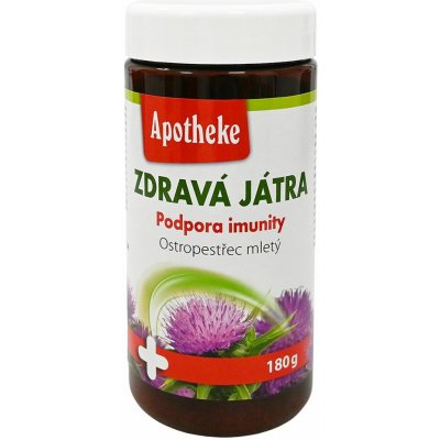 Apotheke Drť Zdravá játra ostropestřec mletý 180 g – Hledejceny.cz