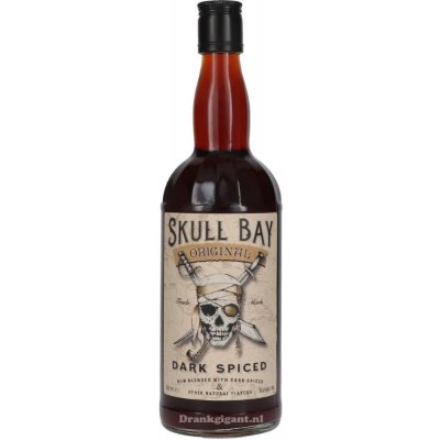 Skull Bay Dark Spiced Original 37,5% 0,7 l (holá láhev) – Zbozi.Blesk.cz