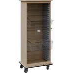 DEXTER 26 TRANSPARENT vozík boxový, otevřený, 1780x750x520 mm, bříza světlá – Hledejceny.cz