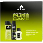 Adidas Pure Game voda po holení 100 ml + deospray 150 ml + sprchový gel 250 ml dárková sada – Zboží Mobilmania