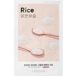 Missha Airy Fit Sheet Mask Rice plátýnková maska s výtažkem z rýže 19 g – Zbozi.Blesk.cz