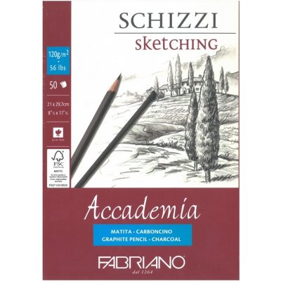 Fabriano Skicák A3 120g/m² 50 listů Accademia – Sleviste.cz