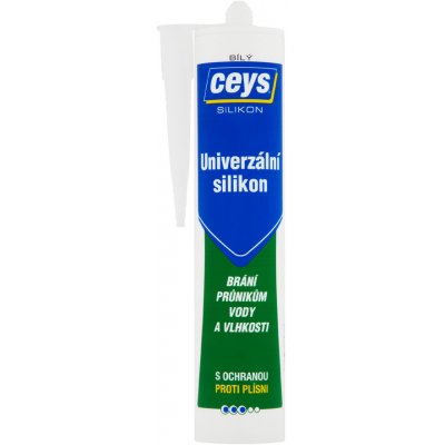 Ceys silikon univerzální, bílý, 280 ml