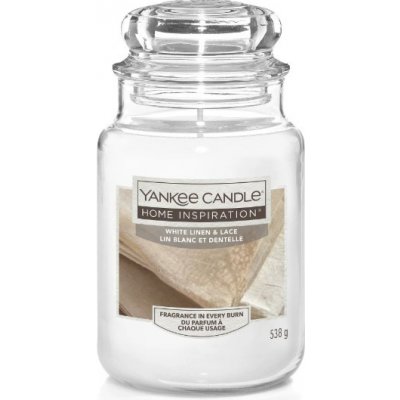 Yankee Candle White Linen & Lace 538 g – Zbozi.Blesk.cz