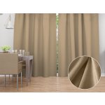 Biante Sametový závěs Velvet Premium SVP-045 Kávově béžový - šířka 135 cm 135x210 cm – Hledejceny.cz