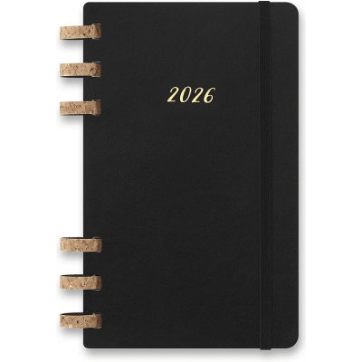Moleskine Spiral A5 měsíční/týdenní 2026 černý – Hledejceny.cz