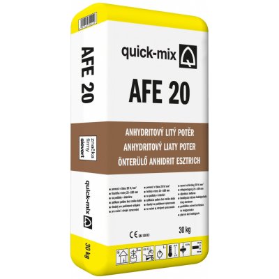 Sakret/Quick-mix AFE 20 Potěr anhydritový litý 30 kg – Zboží Mobilmania