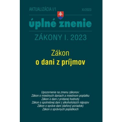 Aktualizácia I/1 2023 - daňové a účtovné zákony - Poradca s.r.o. – Zboží Mobilmania