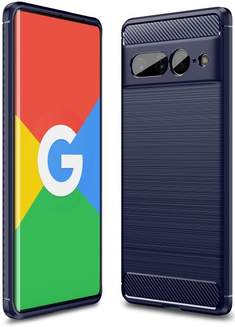 Pouzdro PROTEMIO 51596 FLEXI TPU Kryt pre Google Pixel 7 Pro modrý