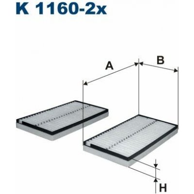 FILTRON Filtr, vzduch v interiéru K1160-2X – Hledejceny.cz
