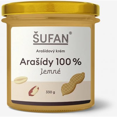 Šufan arašídové máslo jemné 330 g – Zboží Dáma