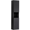 Koupelnový nábytek COMAD Vysoká závěsná skříňka - NOVA 80-03 black, matná černá