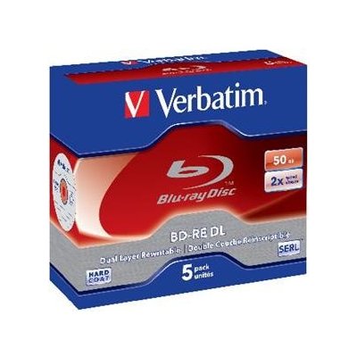 1/10 Verbatim BD-RE 50GB 2x, jewel, 5ks (43760) – Hledejceny.cz