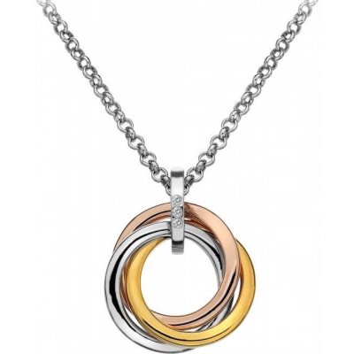 Hot Diamonds Stříbrný přívěsek Trio Rose Gold DP544 – Hledejceny.cz