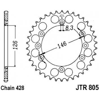 JT Sprockets JTR 805-50