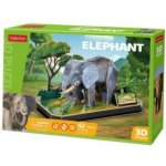 CubicFun 3D puzzle Zvířecí kamarádi Slon 42 ks – Hledejceny.cz