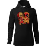 Deadpool a Groot černá Canvas – Zboží Mobilmania