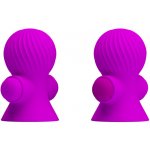 Pretty Love Nipple Sucker Purple vibrační přísavky na bradavky – Hledejceny.cz