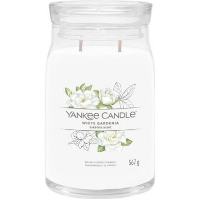 YANKEE CANDLE White Gardenia svíčka 567g / 2 knoty (Signature velký) – Zbozi.Blesk.cz