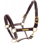 Umbria Kožená ohlávka Equitazione tmavě hnědá – Zboží Mobilmania