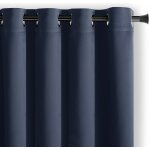 RESTILO závěs BLACKOUT barva indigo stahovací šerpa klasický styl stříbrné průchodky materiál bla – Hledejceny.cz