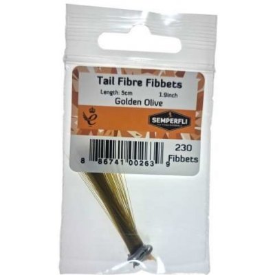 Semperfli Syntetická Pera Tail Fibre Fibbets Golden Olive – Hledejceny.cz