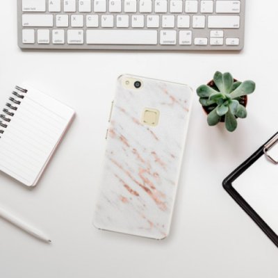 Pouzdro iSaprio Rose Gold Marble - Huawei P10 Lite