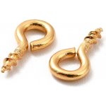 Kroužek se závitem nerezová ocel zlatý – Sleviste.cz