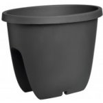 Plastkon Balkónový květináč Balconia OVI na zábradlí 30 cm antracit – Zboží Dáma