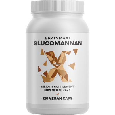 BrainMax Glucomannan 500 mg 180 rostlinných kapslí – Hledejceny.cz