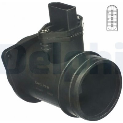 Snimac mnozstvi protekajiciho vzduchu DELPHI AF10267-12B1 – Hledejceny.cz
