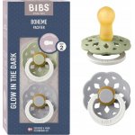 Bibs Boheme dudlíky přírodní kaučuk 2ks Sage Noční / Cloud Noční – Zboží Dáma