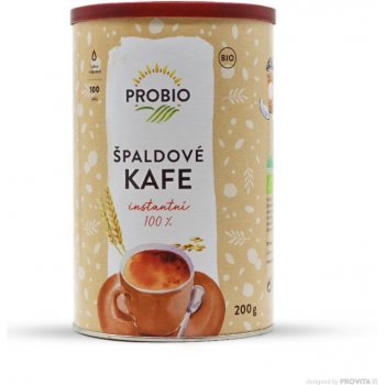 ProBio ŠPALDOVÉ KAFE 100% INSTANTNÍ BIO 200 g