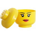 LEGO® 40321725 Room Copenhagen Storage Head 23,8 x 23,8 x 27,2 cm Girl Úložná hlava dívka – Hledejceny.cz