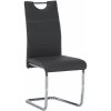 Jídelní židle MOB Abalia New tmavě šedá / chrom