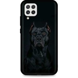 Pouzdro TopQ Samsung A22 silikon Dark Pitbull