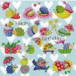 Pohlednice Ježečci Happy Birthday – Zbozi.Blesk.cz
